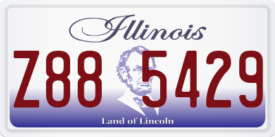 IL license plate Z885429