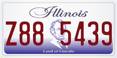 IL license plate Z885439