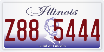 IL license plate Z885444