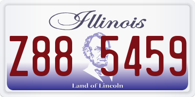 IL license plate Z885459