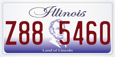 IL license plate Z885460