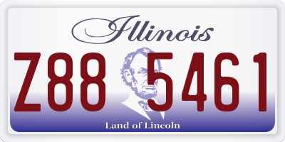 IL license plate Z885461