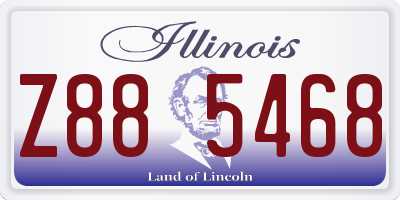 IL license plate Z885468
