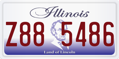 IL license plate Z885486