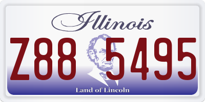 IL license plate Z885495