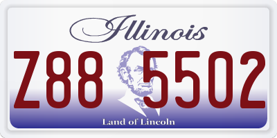 IL license plate Z885502