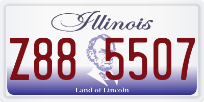 IL license plate Z885507