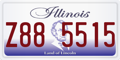 IL license plate Z885515