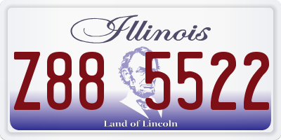 IL license plate Z885522