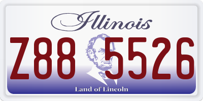 IL license plate Z885526