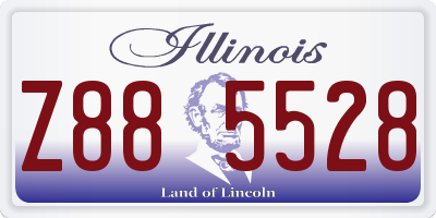 IL license plate Z885528