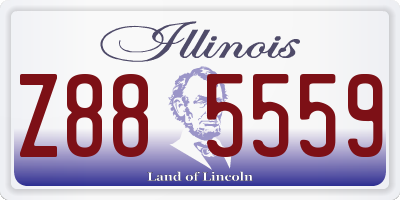 IL license plate Z885559