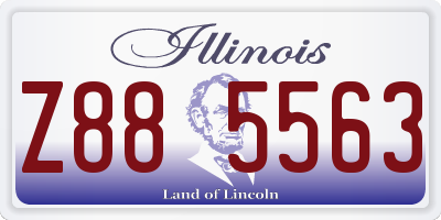 IL license plate Z885563