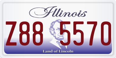 IL license plate Z885570