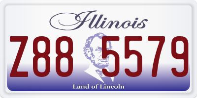 IL license plate Z885579