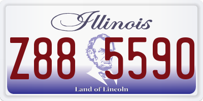 IL license plate Z885590