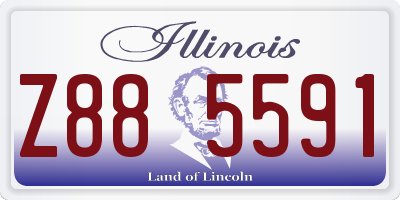 IL license plate Z885591