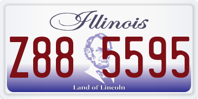 IL license plate Z885595