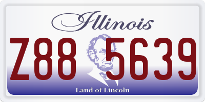 IL license plate Z885639