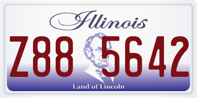 IL license plate Z885642