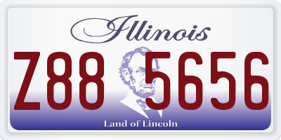 IL license plate Z885656