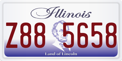 IL license plate Z885658