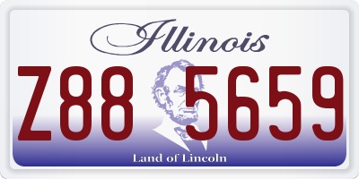 IL license plate Z885659