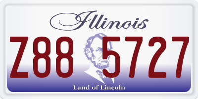 IL license plate Z885727