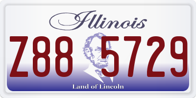 IL license plate Z885729