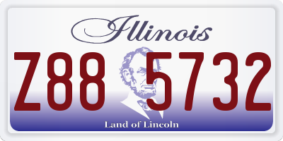 IL license plate Z885732