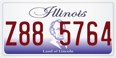 IL license plate Z885764
