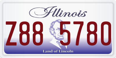 IL license plate Z885780