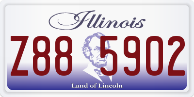 IL license plate Z885902