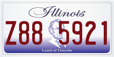 IL license plate Z885921