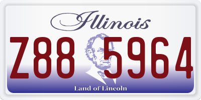 IL license plate Z885964