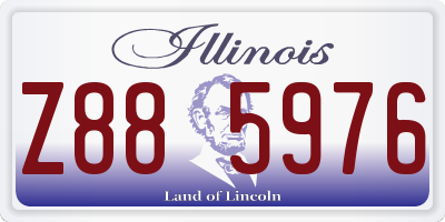 IL license plate Z885976