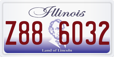 IL license plate Z886032