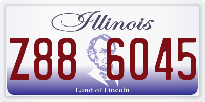 IL license plate Z886045