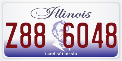 IL license plate Z886048