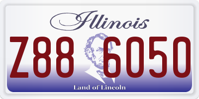 IL license plate Z886050