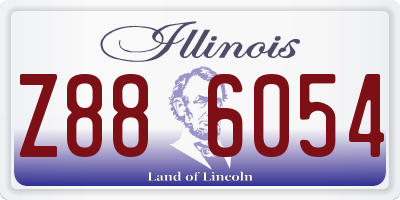 IL license plate Z886054