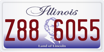 IL license plate Z886055