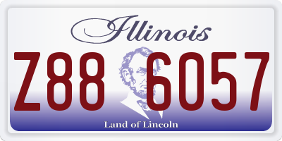 IL license plate Z886057
