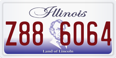 IL license plate Z886064