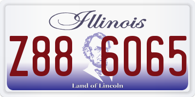 IL license plate Z886065