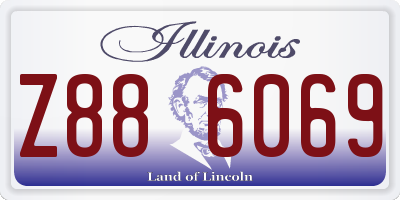 IL license plate Z886069