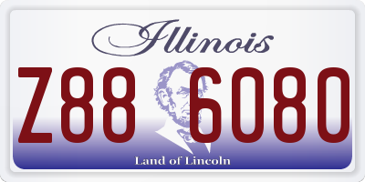 IL license plate Z886080