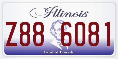IL license plate Z886081