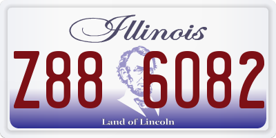 IL license plate Z886082