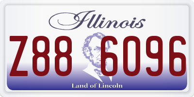 IL license plate Z886096